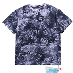 OFF WHITE Tie-dye Solid Arrows crewneck pullover T-shirts