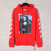 Off White Mona Lisa Frame Pattern Hoodies