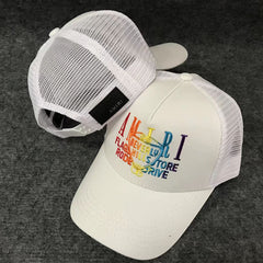 AMIRI Logo Trucker Caps