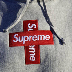 Supreme 20FW Cross Box Logo Hooded Sweatshirt