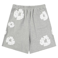 Denim Tears Cotton Wreath Sweat Shorts Grey