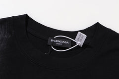 Balenciaga Logo Embroidered Printed T-Shirt Oversize