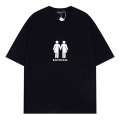 Balenciaga Pride T-Shirt Black Oversize