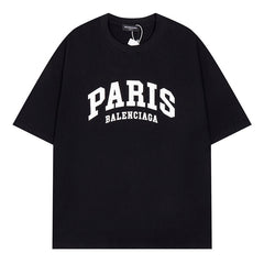 Balenciaga Cities Paris Vintage Jersey T-Shirt Oversize