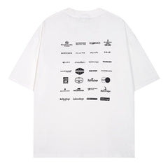 Balenciaga Logo Collection Print T-shirt Oversize