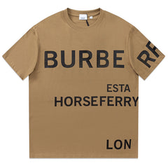 Burberry Cotton Print Logo T-shirt Oversize