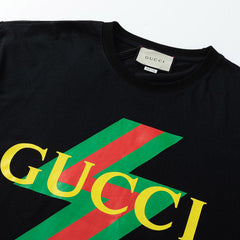 GUCCI Rainbow Blade Print T-Shirt Oversized