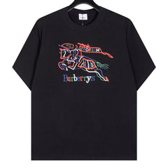 Burberry War Horse Knight Print T-shirt Oversize