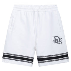 DIOR LOGO Print Shorts Oversize