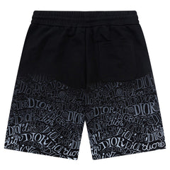 DIOR Classic Letter LOGO Print Shorts Oversize