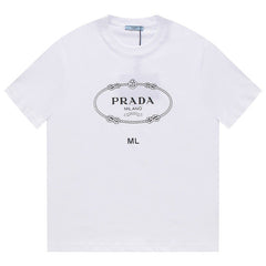 PRADA Printed Logo T-Shirt Oversized Fit