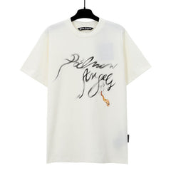 Palm Angels Foggy logo-print T-shirts