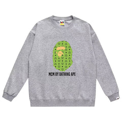 BAPE x MCM Ape Head Print Sweatshirt