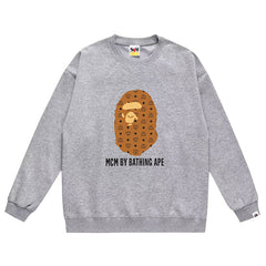 BAPE x MCM Ape Head Print Sweatshirt