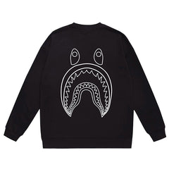 BAPE x Stussy Ape Head Pattern Print Sweatshirt