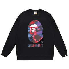 BAPE Ape Head Pattern Print Sweatshirt