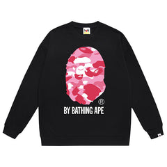 BAPE Ape Head Pattern Print Sweatshirt