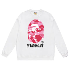 BAPE Ape Head Pattern Print Sweatshirt