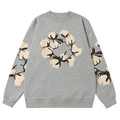 Denim Tears Kapok Pattern Printed Sweatshirts