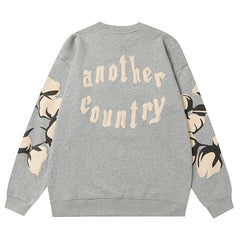 Denim Tears Kapok Pattern Printed Sweatshirts