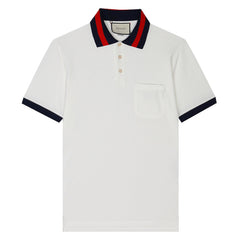 GUCCI Embroidery Logo Polo Shirt