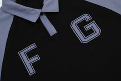 Fear Of God Spliced FG Patch Embroidered Polo Shirt