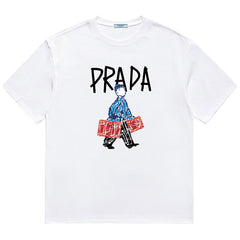 PRADA Printed Logo T-Shirt