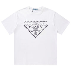 PRADA Printed Logo T-Shirt Oversized Fit