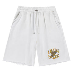 AMIRI logo-embellished cotton track Shorts