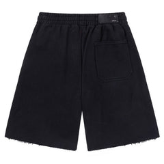 AMIRI - Logo-Embroidered Loopback Cotton-Jersey Drawstring Shorts