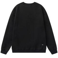 AMIRI Arts District Cropped Crew Sweatshirts Oversized