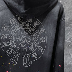 Chrome Hearts Hoodies #8673-Black