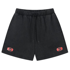 Balenciaga Logo Printed Knit Shorts