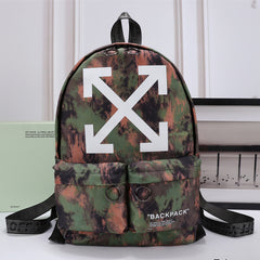 Off White Camouflage printed Backpack