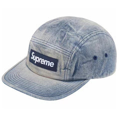 Supreme 24SS Washed Blue Baseball Cap