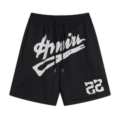 AMIRI  Logo Mesh printed Short