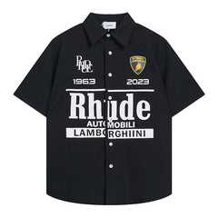 RHUDE X Automobili Lamborghini Uno Button Up Shirt