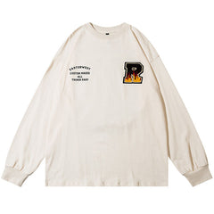 WOD Letter Printing Sweatshirts