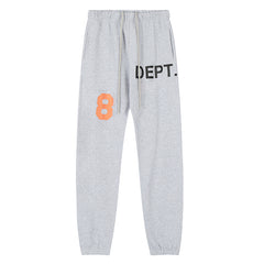 GALLERY DEPT. Grey Deep Logo Cotton Blend Joggers