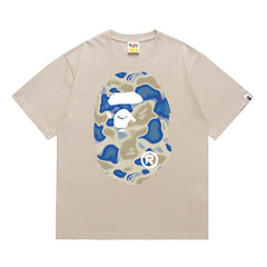 BAPE Liquid Camo Big APE HEAD Tee