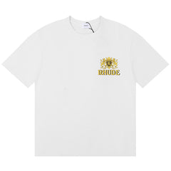 RHUDE Cresta Cigar Totem Logo Printed T-Shirt