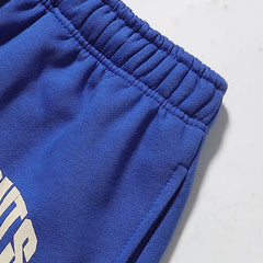 Hellstar Logo Printed Short Blue