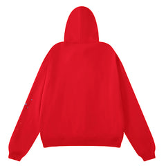 Sp5der 555555 Angel Number Hoodie-Red #8203