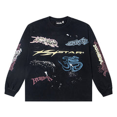 Hellstar Graffiti Long Sleeved Tee