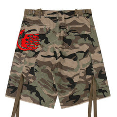 Hellstar Camouflage Printed Shorts