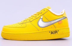 Off White x Nike Air Force 1 Low "University Gold"