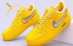 Off White x Nike Air Force 1 Low "University Gold"