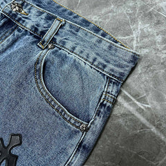 CHROME HEARTS Denim Shorts