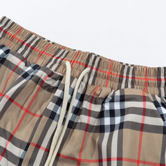 Burberry Check-print tech board shorts