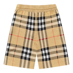 Burberry Check Cotton Shorts